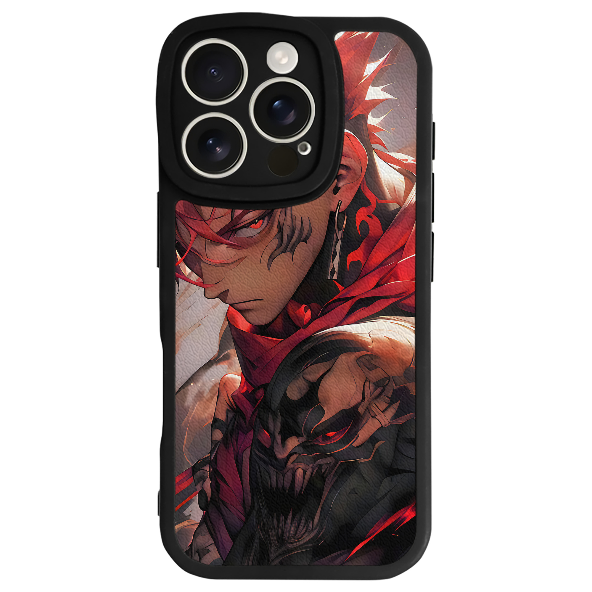 （画像用） 呪術廻戦 Jujutsu Kaisen 【iPhone 16シリーズ対応】シリコンスマホケース（レザー調） 材質：シリコン
